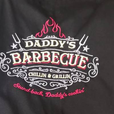 Küchenschürze Grillschürzen Schürze Daddy - bestickt