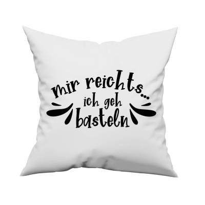 Mir reichts ... ich geh basteln - Bügelbild - Applikation zum aufbügeln - Aufbügler - coole Sprüche