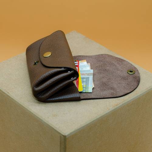 Kleine Geldbeutel für Damen. Minimalistisches Portemonnaie für Frauen. Geschenke für Sie.