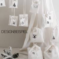 Adventskalenderzahlen 1-24 Plotterdatei Diy Kalender Zahlen Download Bild 4