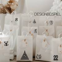 Adventskalenderzahlen 1-24 Plotterdatei Diy Kalender Zahlen Download Bild 5