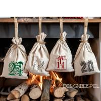 Adventskalenderzahlen 1-24 Plotterdatei Diy Kalender Zahlen Download Bild 6