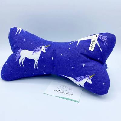 Kinder Leseknochen, Nackenkissen, Kniekissen, Keilkissen, Einhorn