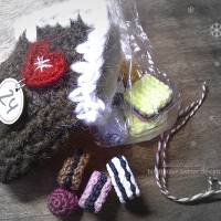 Häkelanleitung - ARTLÄNDER HÄUSER - Lebkuchenhäuser und Adventskalender Zahlen + Manila Geschenkeanhänger zum Drucken Bild 3