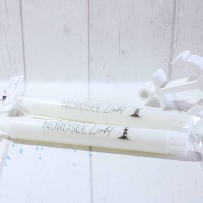 Meer * Meerliebe * Maritim * Kerze * Kleinigkeit * Gastgeschenk