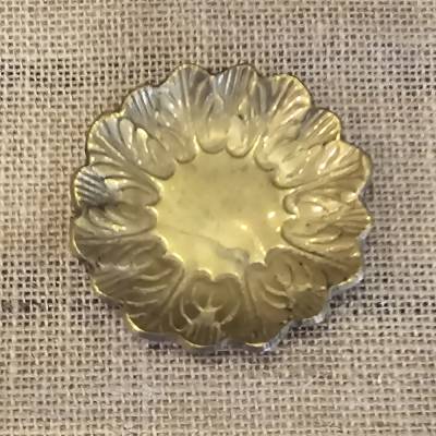 Kerzenständer - 10,00 cm für Kerzen 3,00 cm Durchmesser - Messing poliert