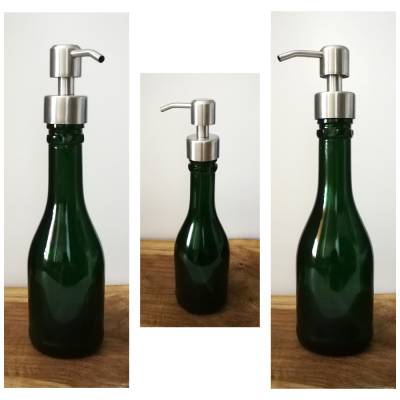 Piccolo Seifenspender aus Altglas | Edelstahlpumpe | 200 ml