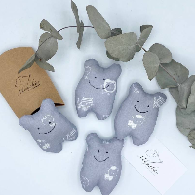 Taschenmausbär, Taschenfreund, Trösterle, kleiner Freund, Glücksbringer