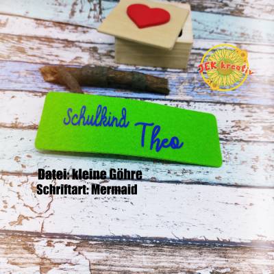 Lesezeichen aus Filz für Schulkinder