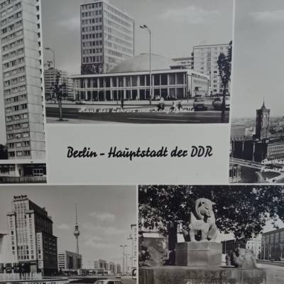 Postkarte - Berlin -Hauptstadt der DDR