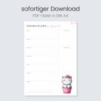 Wochenplaner PDF Datei A4  