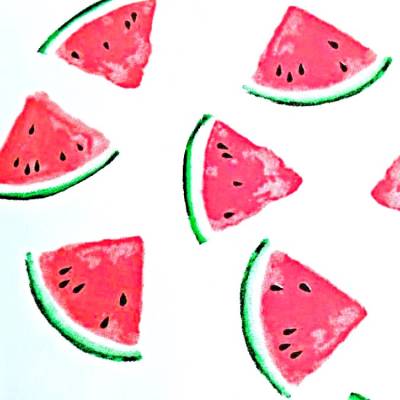 Melonen-Jersey Rest 1m x 1,65m