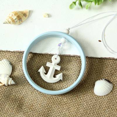 Sonnenfänger mit Anker aus Gießpulver | Sommerliche Fensterdeko | maritime Deko