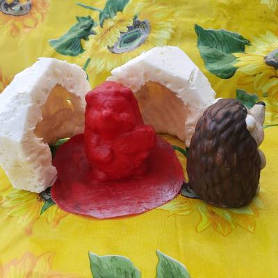 Latexform Latexgießform welcome Igel Mold 