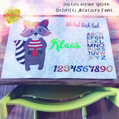 Platzset, Filzuntersetzer, Platzmatte, Tischset, Platzdecke