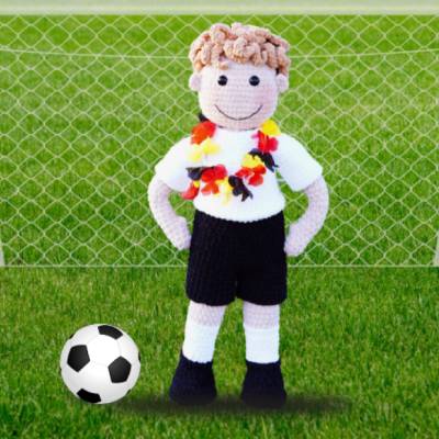 Häkelanleitung Fußballer Toni - PDF Datei