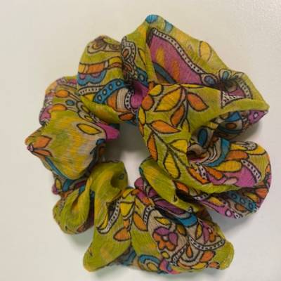 Scrunchie Haargummi stylisches Haar-Styling-Accessoire Haarband Blumenmuster Flower