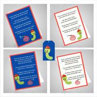 Gedicht für Feuerwehr Glückswürmchen, PDF, JPG download Bild 3