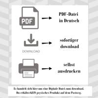 Gedicht für Feuerwehr Glückswürmchen, PDF, JPG download Bild 5