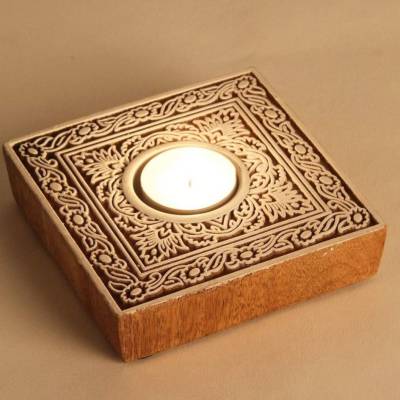 Latexform Latexgießform Orient Teelichthalter viereckig Mold