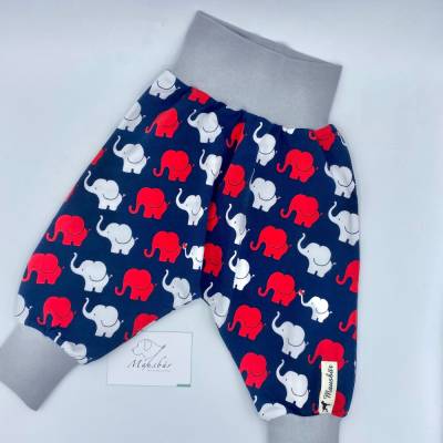 Erstlingsset Babyset Größe 62-68 – Pumphose, Mütze & Tuch aus Baumwolljersey