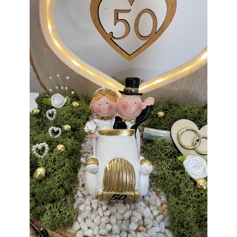 50 Hochzeitstag Selbstgemacht Geschenk Goldene Hochzeit Geldgeschenk goldene Hochzeit Goldhochzeit 50. Hochzeitstag