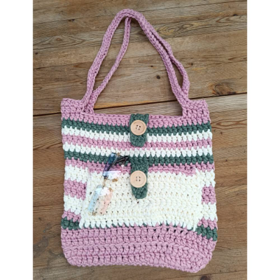 Schultertasche gehäkelt