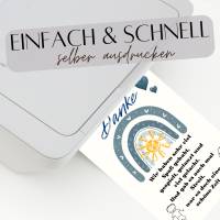 Abschiedsgeschenk Erzieher / Erzieherin | Kindergarten Danke zum selbst ausdrucken | Bild Poster - Digitaler Download Bild 3