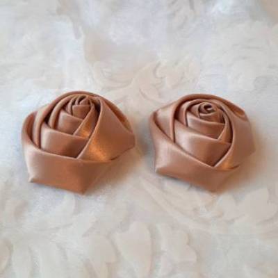 Schuhclips Beige 2er Set 