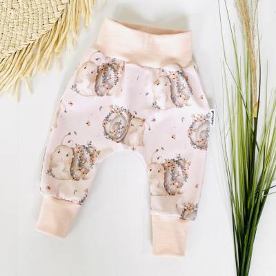 Pumphose Baby Kind Schnecken Blumen Mädchen 