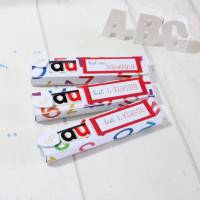 Einschulung * Schulkind * Schulanfang * Gastgeschenk * Geschenkbox für Schokoriegel * personalisierbar Bild 2