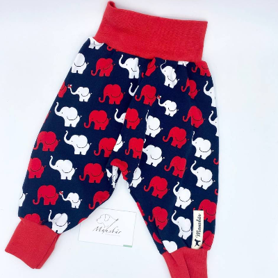 Erstlingsset Größe 62-68 – Babyset aus Baumwolljersey mit Pumphose, Mütze & Tuch