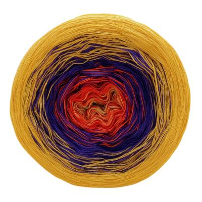 handgewickelter Bobbel - Nr. 215, 4-fädig