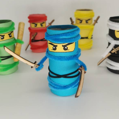 Ninja Einladungskarte Set | Kindergeburtstag | Einladung Party | Ninja Schwert