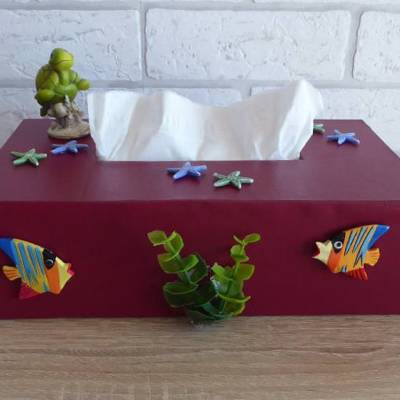 Taschentuch-/Kosmetiktuchbox - Unterwasserwelt