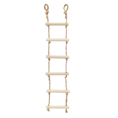 Mini-Strickleiter für Miniatur-Landschaften & Feenwelt – 15x4,5 cm Dekoleiter