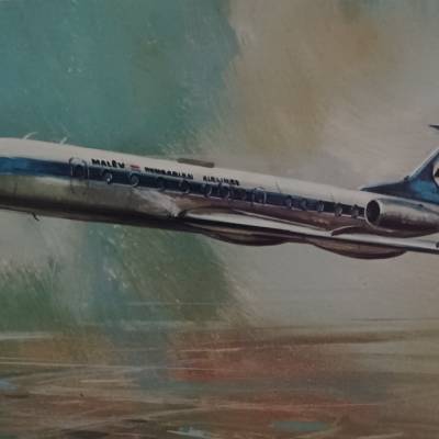 Postkarte - Tuppoljev TU -134 1969