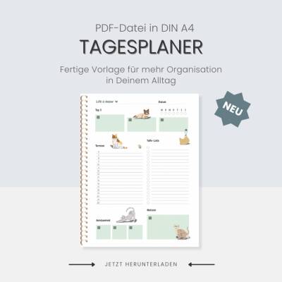 Tagesplaner PDF Datei A4 