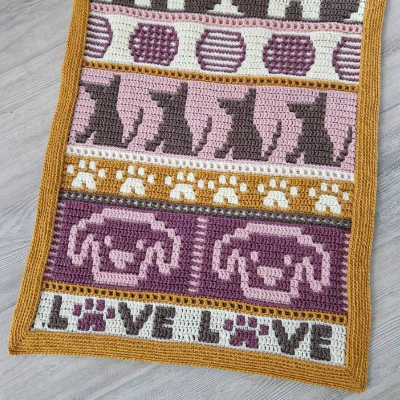 Mosaik-Häkelanleitung 