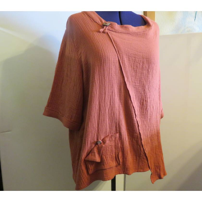 Sommer - Schlupfbluse mit dem gewissen Etwas, Größe 54