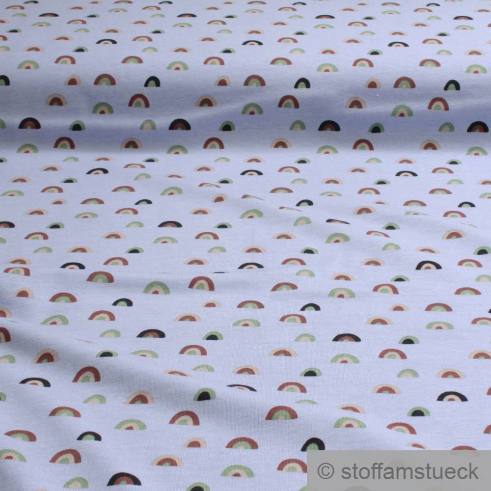 Regenbogen Stoff Baumwolle Stoff Baumwolle Elastan Single