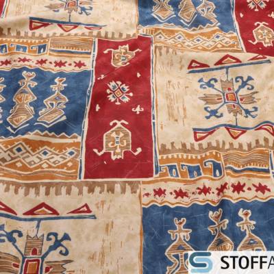 Stoff Baumwolle Patchwork Muster Orient Baumwollstoff 155 cm breit