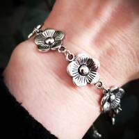 Armband Blume, Trachtenschmuck, Dirndlschmuck Bild 3