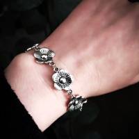 Armband Blume, Trachtenschmuck, Dirndlschmuck Bild 5