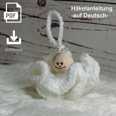 Häkelanleitung, Schneeflocke, Baumschmuck, pdf download