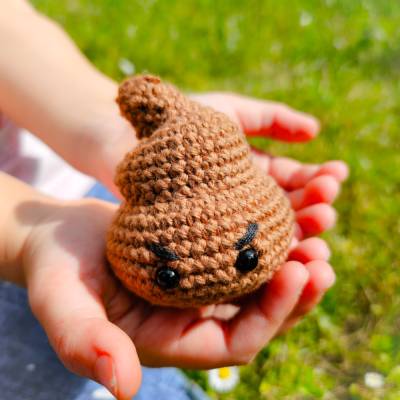 Häkelanleitung für den ,,kleinen grimmigen Stinker