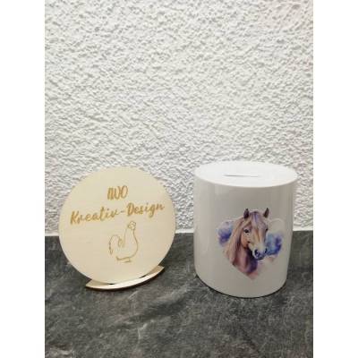 Spardose Money Box Pferd-Herz