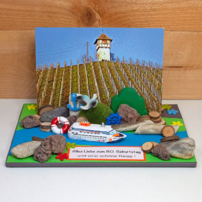 Personalisierbares Geldgeschenk Flusskreuzfahrt – Kreative Karte & Gutschein für Paare und Ruhestand, Kleinigkeiten von NB