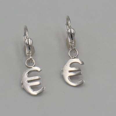 Euro-Ohrhänger Silber 925 – Schmuck für Europa-Fans