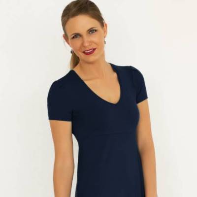 Kleid AVA Basic-Kleid für den Sommer